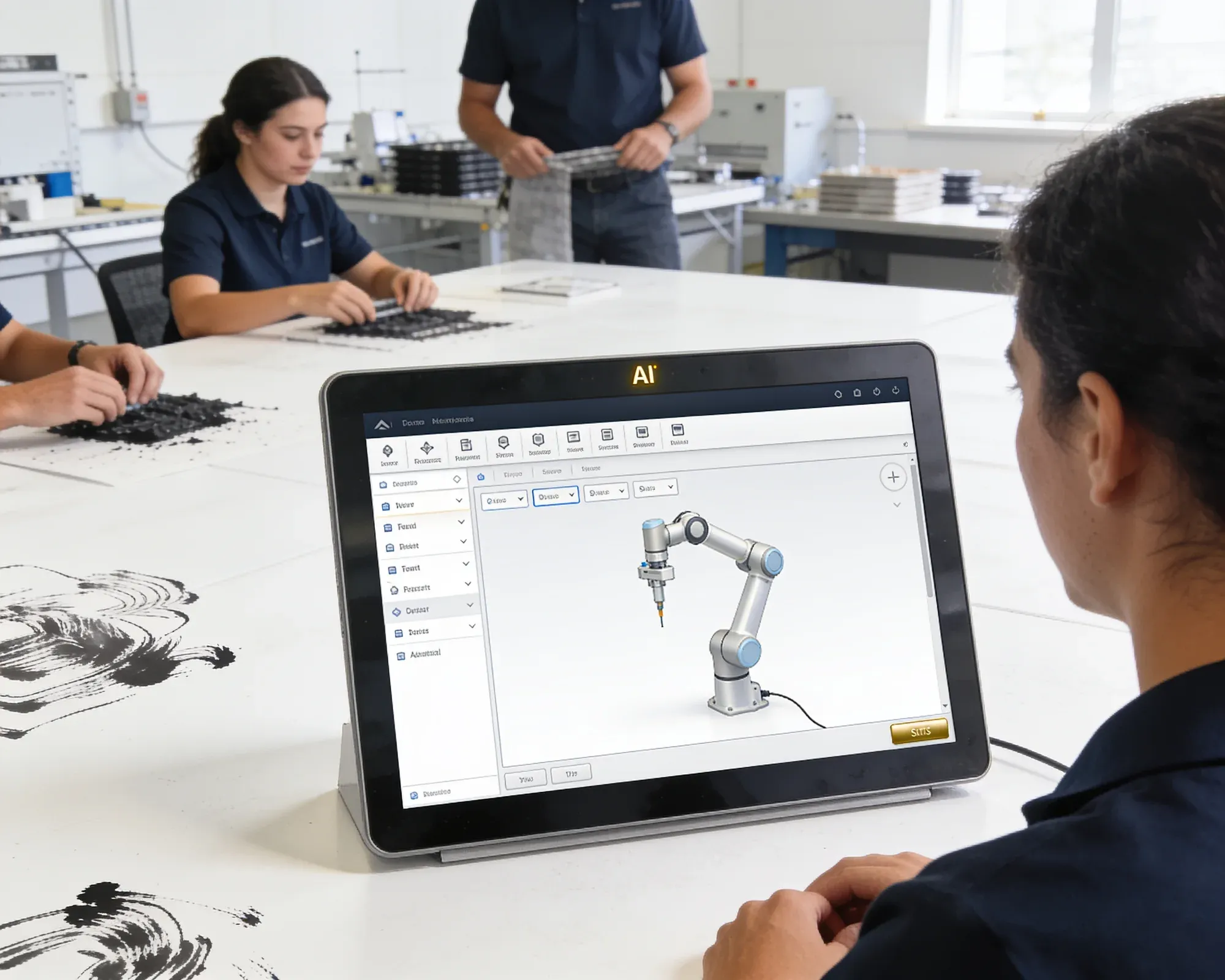 Working AI automation system running inside a small business operation